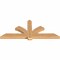 Ekena Millwork Redmond Smooth Timber Gable Bracket, Western Red Cedar, 72"W x 30"H x 3 1/2"D x 5 1/2"F, 10/12 Pitch GBW072X30X0406RED00SWR - alternate 2